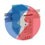 MEAN WELL DRC-60 Series 60W DIN rail power supply with battery charger