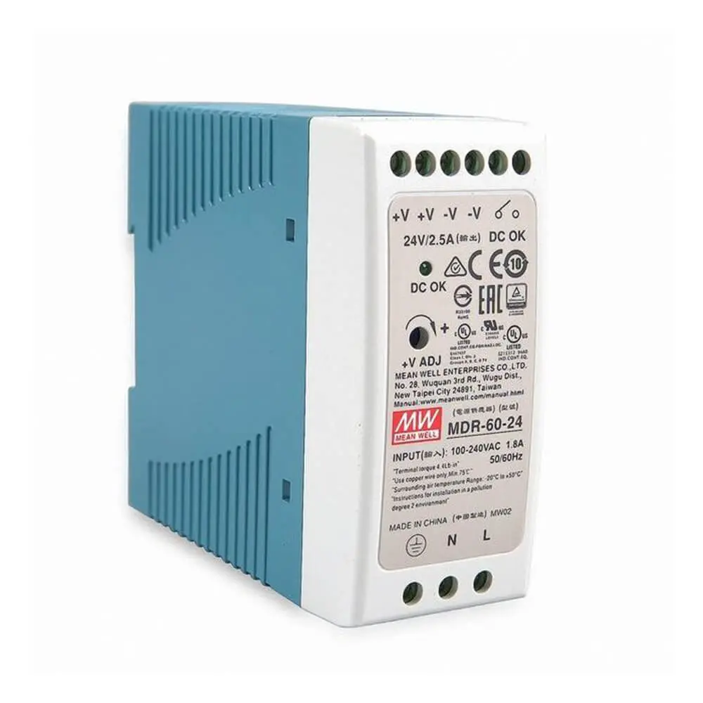 MEAN WELL MDR-60-24 VS ABB CP-E 24/2.5