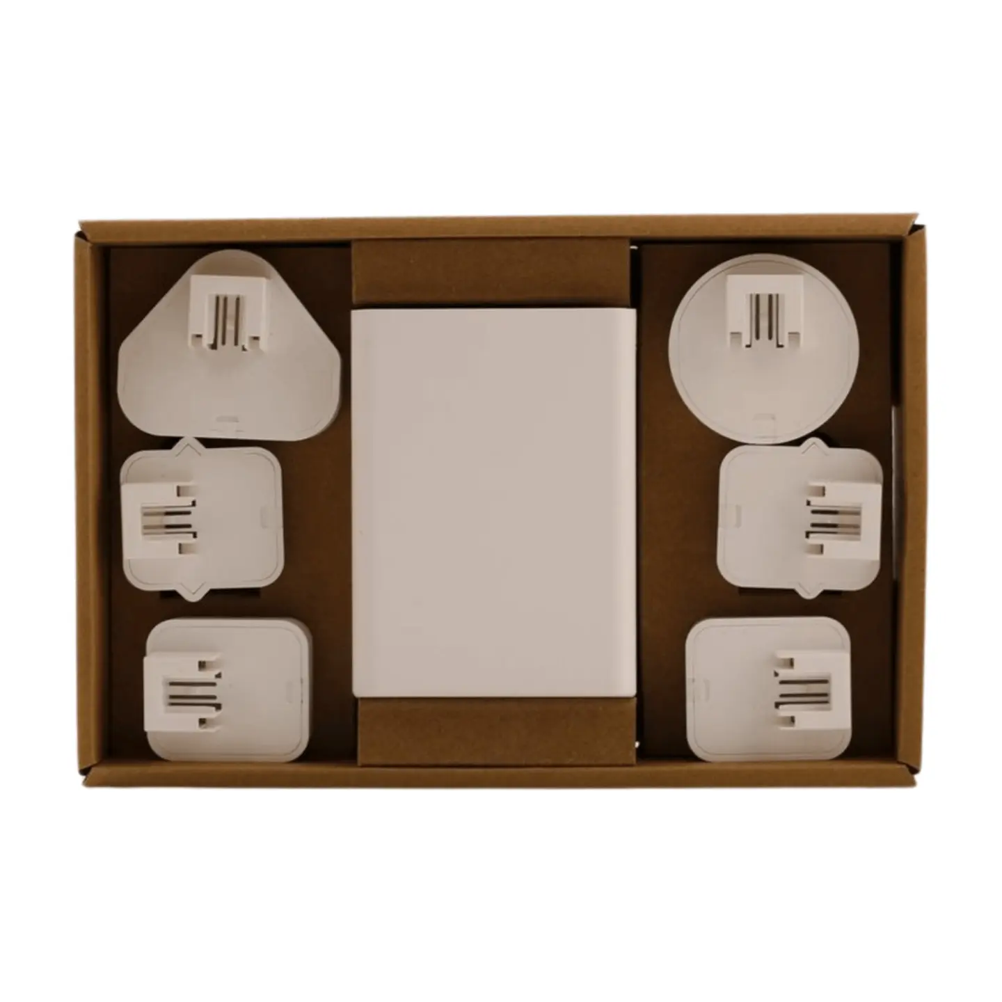 Mean Well NGE100 GaN Charger with International Plug Adapters