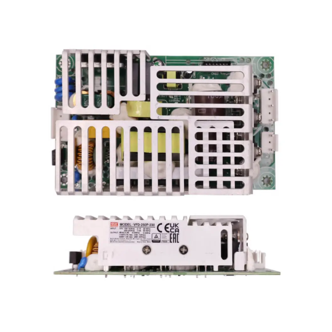 MEAN WELL VFD-250P-230 AC input variable frequency drive module front view